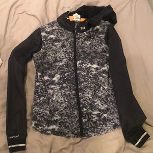 Adidas zip up hooded windbreaker